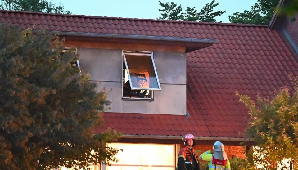 Brand på førstesalen på Botilbuddet HabitusHuset Sct. Mortensgaard.