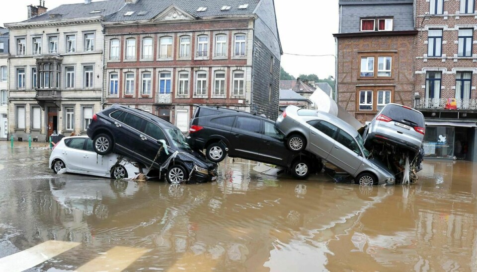 Her er vi i Verviers i Belgien, der også er hårdt ramt.