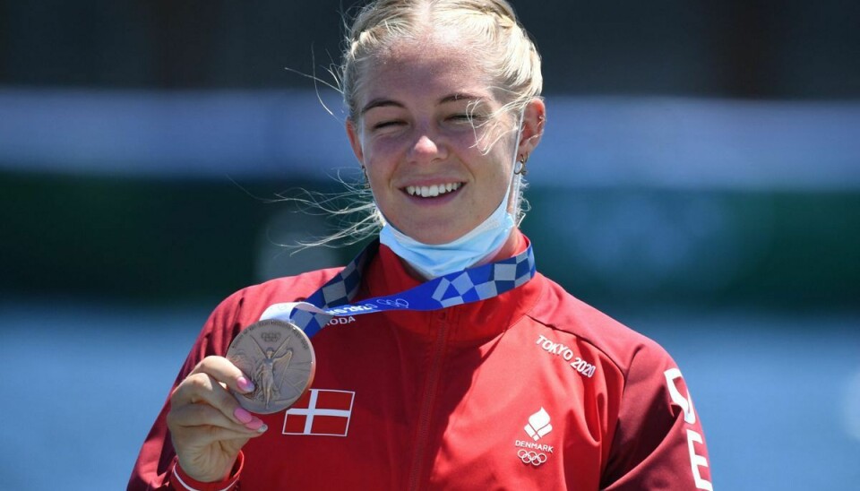 Emma Aastrand Jørgensen var glad for medaljen, selv om hun havde håbet på mere end bronze.