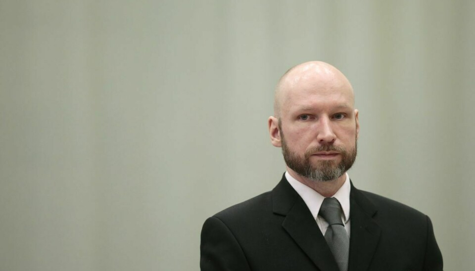 Breivik blev i 2012 idømt 21 års forvaring for at have dræbt 77 mennesker i angreb på øen Utøya og ved regeringskvarteret i Oslo (Arkivfoto).