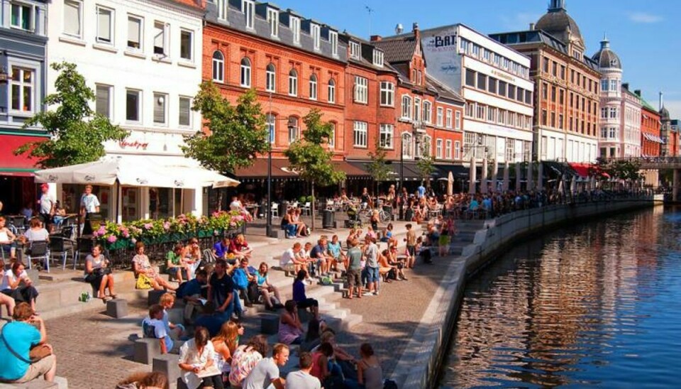 Aarhus har opnået en flot 13. plads på New York Times’ liste over steder, der skal besøges i 2016. Foto: iris/Scanpix
