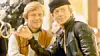 John Cornell her til venstre sammen med skuespilleren Paul Hogan i forbindelse med optagelserne til filmen 'Almost an Angel' i 1990.