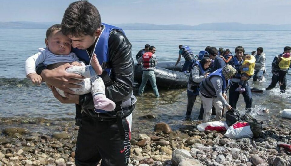 Salam Adeem vil stadig hjælpe flygtninge, når de kommer sejlende til kysterne på Lesbos. Arkivfoto: Søren Bidstrup/Scanpix