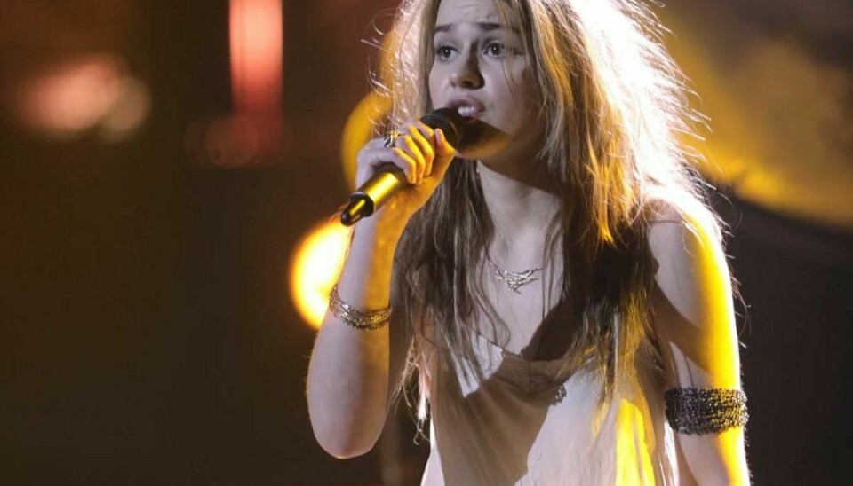 Emmelie de Forest vandt i 2013 Eurovision Song Contest. I år er hun sangskriver. Men hun har tidligere selv sunget “Never alone”. Foto: Bjarne Bergius Hermansen/DR (Arkivfoto)
