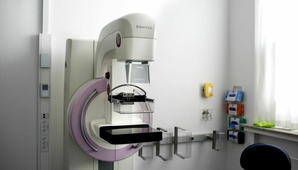Sundhedsstyrelsen vil undersøge, om der skal laves samme anbefalinger for mammografi, som den norske Legemiddelverket råder til. Foto: Liselotte Sabroe