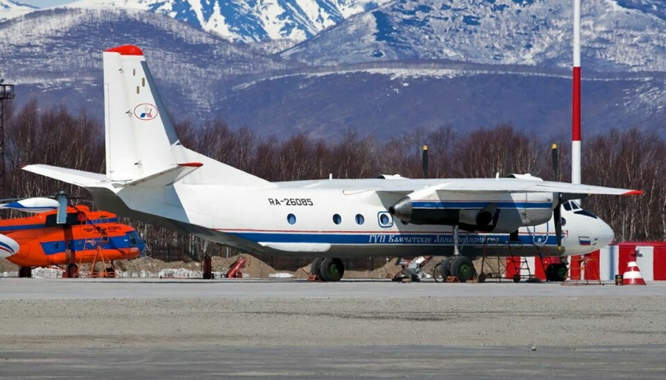Det er et russisk fly af denne model AN-26, som er styrtet ned. Foto: Russias Emergencies Ministry/Reuters/Ritzau Scanpix