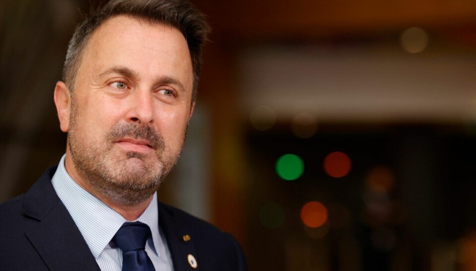 Luxembourgs premierminister, Xavier Bettel, har været i isolation siden 27. juni, hvor han blev testet positiv for coronavirus. (Arkivfoto) Luxembourgs premierminister, Xavier Bettel, har været i isolation siden 27. juni, hvor han blev testet positiv for coronavirus. (Arkivfoto)