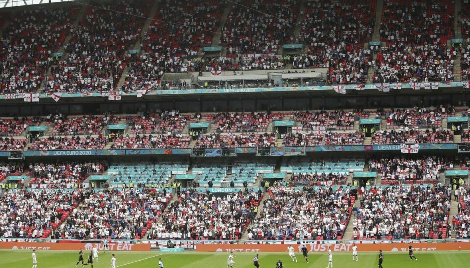 Wembley har været hjemmebane for England i fire af holdets fem kampe ved EM.