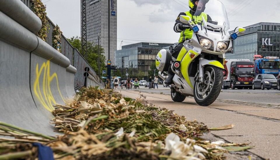 Langebro i København dagen efter den dybt tragiske og meningsløse ulykke. Arkivfoto: Søren Bidstrup Langebro i København dagen efter den dybt tragiske og meningsløse ulykke. Arkivfoto: Søren Bidstrup