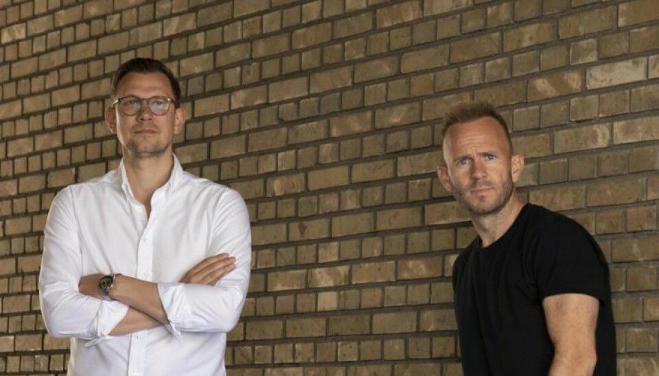 Sebastian Skov Regeser og Thomas Andersen fra About Vintage har netop solgt 30 procent af virksomheden til investeringsselskabet Brygge Partners.