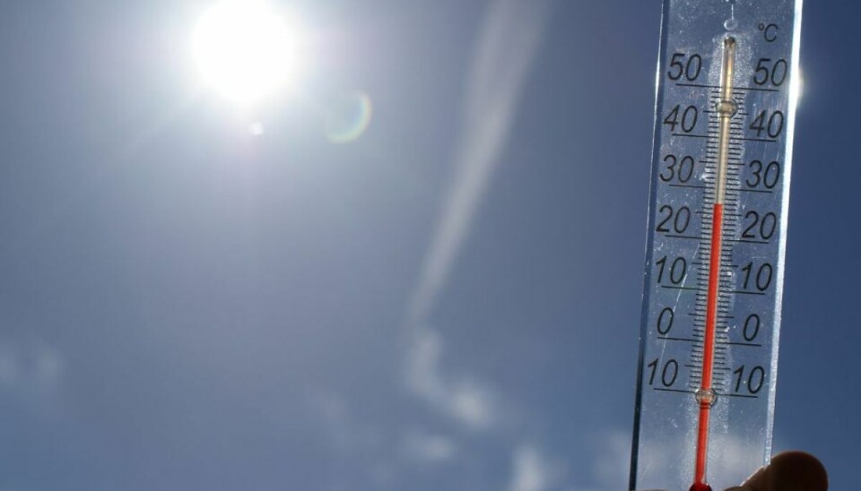 Temperaturen kommer tirsdag til at runde de 25 grader – måske en anelse mere. Arkivfoto.