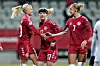 Pernille Harder og det danske kvindelandshold i fodbold var senest i aktion i en kamp om point 12. november i 2019, da Georgien blev slået 14-0. (Arkivfoto) Foto: Henning Bagger/Scanpix