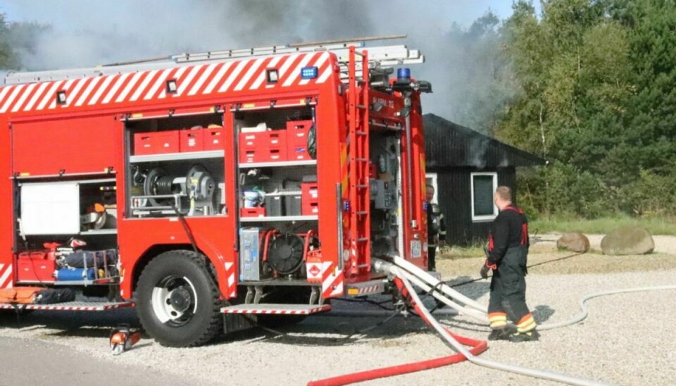 Branden har haft godt fat. Foto: Presse-fotos.dk