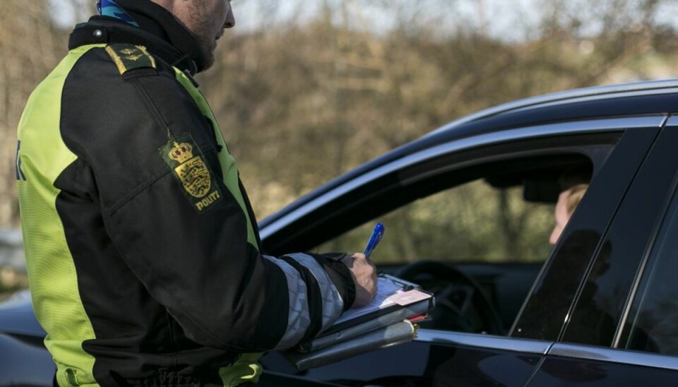 Selv små overtrædelser bliver noteret. Foto: Rådet for Sikker Trafik.