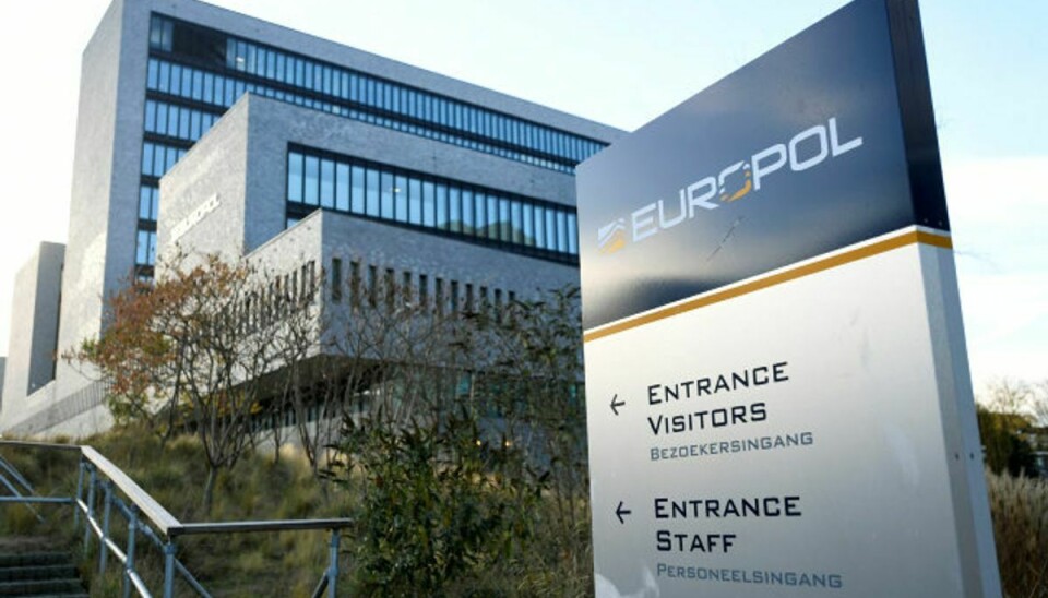 Den europæiske politiorganisation Europol, som har hovedkvarter i Haag, siger, at stor politioperation markerer, at det mørke internets “guldalder” er forbi. Foto: Piroschka Van De Wouw/Reuters