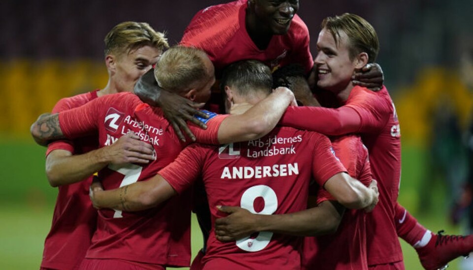 FC Nordsjælland storsejrer FC Nordsjælland satte Lyngby godt og grundigt på plads i anden halvleg med fire scoringer. Foto: Liselotte Sabroe/Scanpix