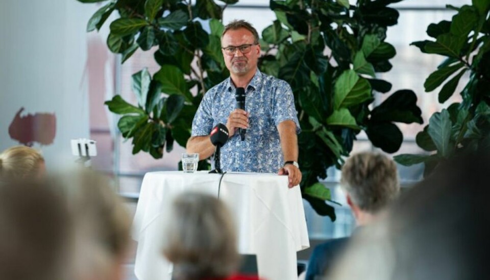 Han efterfølger Anders Bondo Gordon Ørskov Madsen (på billedet) er onsdag valgt som ny formand for Danmarks Lærerforening. Han afløser Anders Bondo Christensen, der er stoppet efter 18 år på posten. – Foto: Emil Helms/Ritzau Scanpix