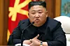 Nordkoreas leder, Kim Jong-un, beklagede fredag den savnede sydkoreaners død. (Arkivfoto) Foto: Str/AFP