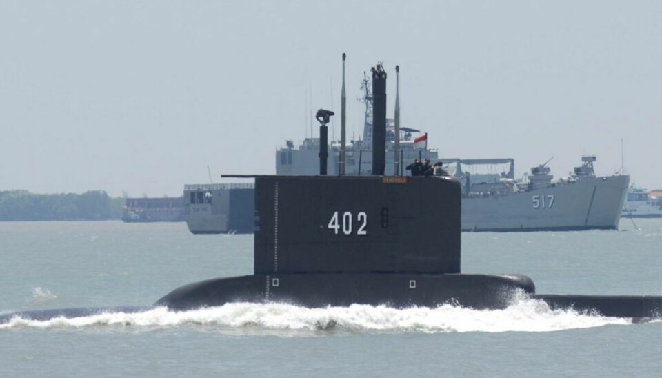 Løber tør for ilt i nat Den indonesiske KRI Nanggala-402-ubåd forsvandt onsdag under en våbenøvelse cirka 95 kilometer nord for Bali. (Arkivfoto) – Foto: Antara Foto/Reuters