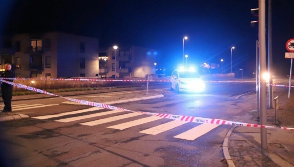 Politiaktion efter stenkast mod tilfældige
