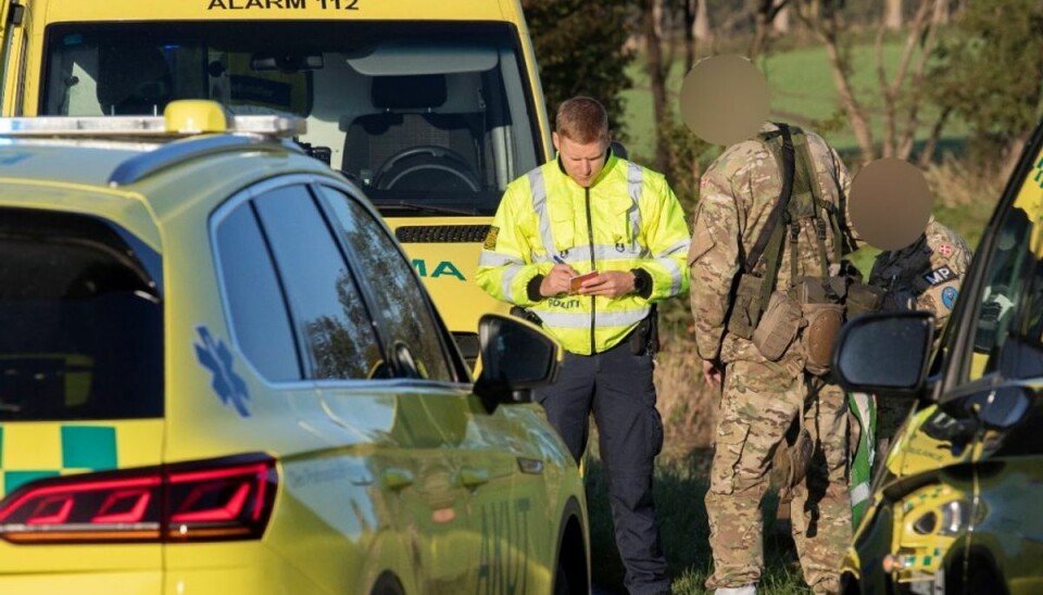 Soldater påkørt af lastbil