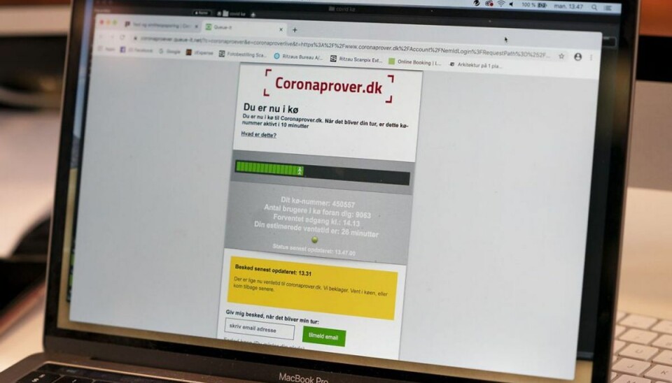 Nu kan disse borgere selv booke corona-test
