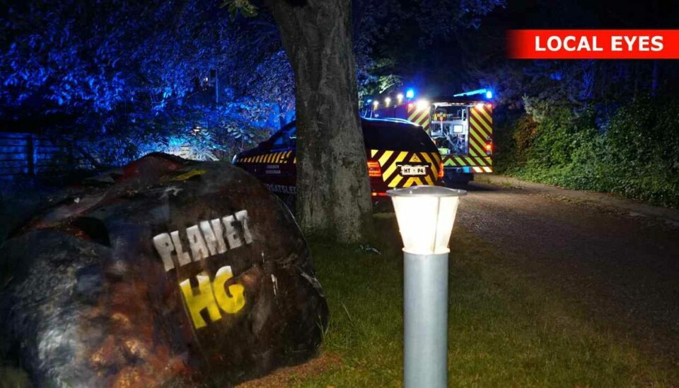 Brand på skole