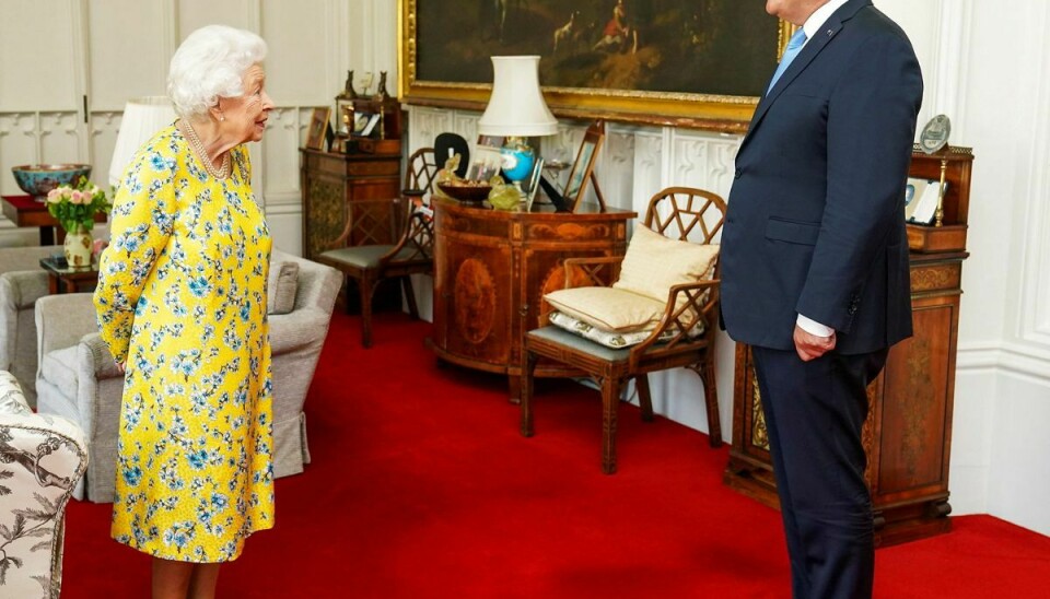Mødet var den første fysiske audiens hos dronningen i over et år. Foto: Steve Parsons/Pool via REUTERS