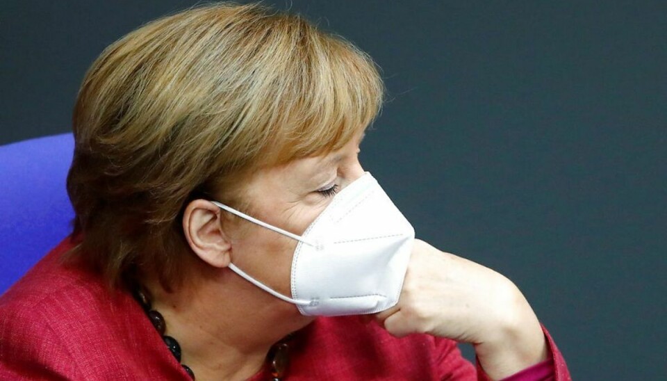 Giver klar besked til Danmark Den tyske kansler Angela Merkel opfordrer Tysklands nabolande – deriblandt Danmark – til at åbne grænserne. Foto: Scanpix.