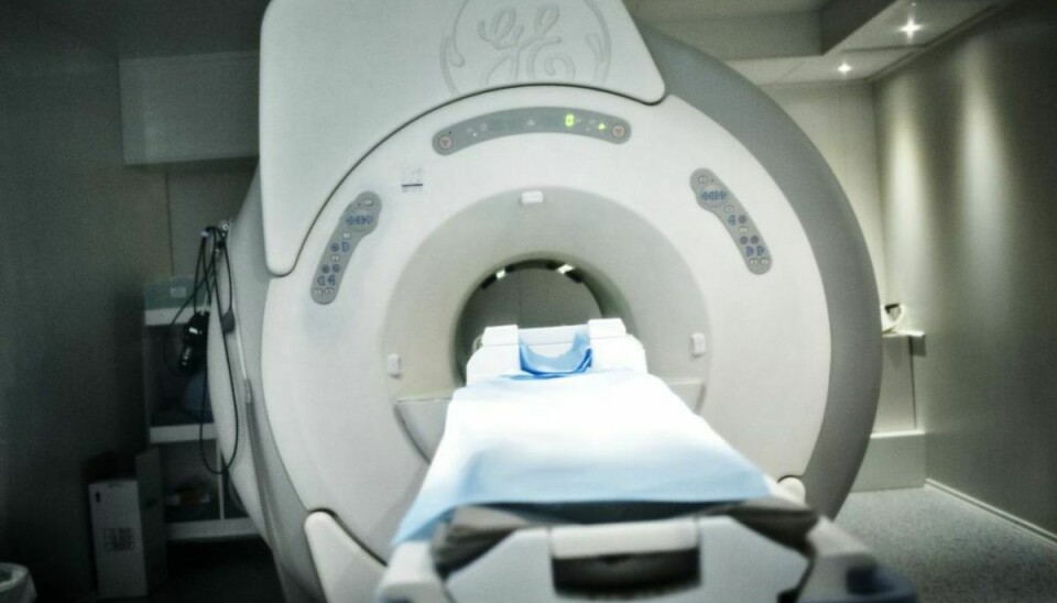 En blodprop i hjernen kan afsløres af en MR-scanner. Foto: Scanpix.