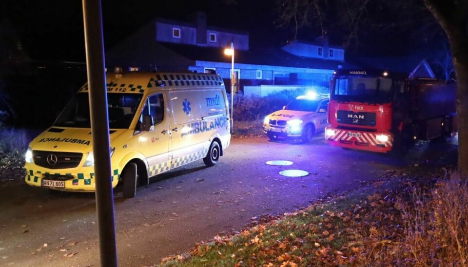 En mand blev dræbt i ulykken mandag aften. Foto: Øxenholt Foto.