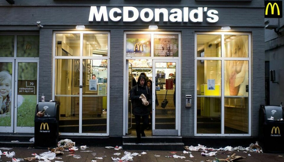 McDonald’s på Store Torv i Aarhus lukker. Foto: Scanpix