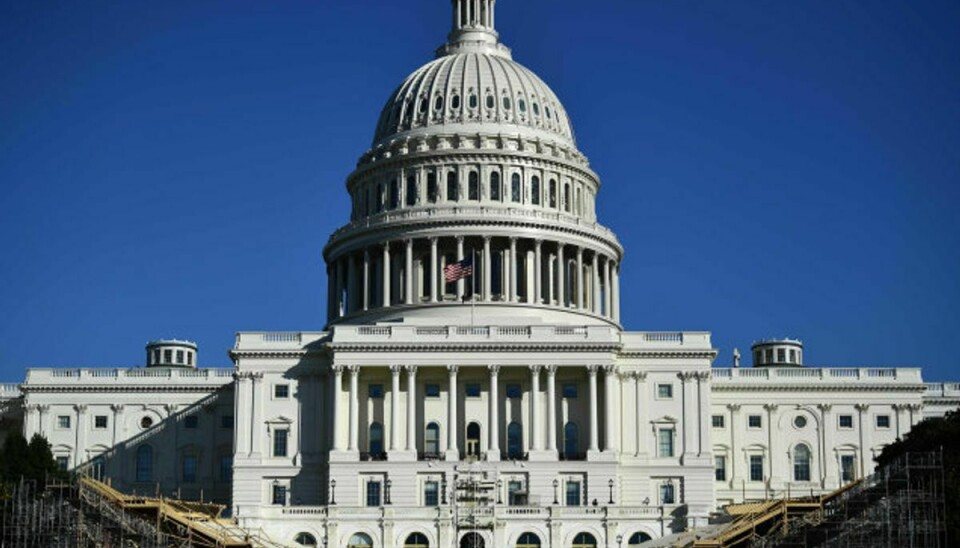 USA’s parlament hedder Kongressen og har to kamre. Det ene er Senatet, der har 100 medlemmer. Det andet kammer er Repræsentanternes Hus, der har 435 medlemmer. (Arkivfoto). Foto: Brendan Smialowski/AFP