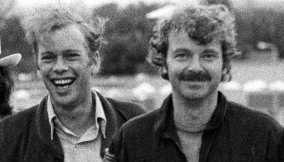 Bosse Hall Christensen og Michael Bundesen i 1979. Foto: Scanpix Bosse Hall Christensen og Michael Bundesen i 1979. Foto: Scanpix
