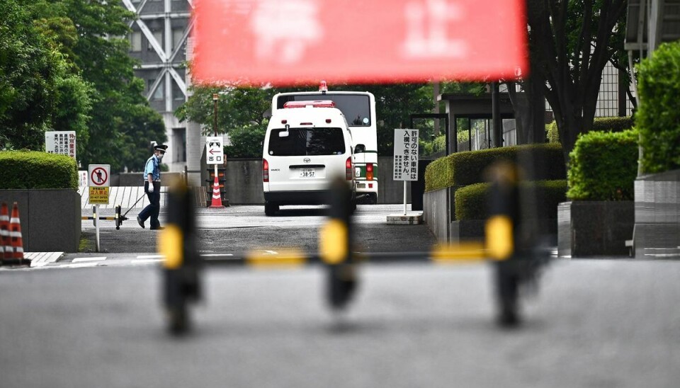 Sagen mod de to mænd kører ved en japansk domstol. Foto: Scanpix/Philip FONG Sagen mod de to mænd kører ved en japansk domstol. Foto: Scanpix/Philip FONG