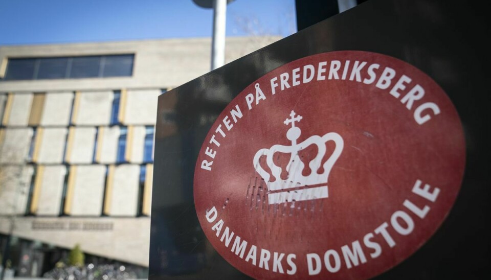 Retten på Frederiksberg afgør torsdag eftermiddag en sag, hvor en 20-årig sidder på anklagebænken for en lang række trusler imod teenagepiger. (Arkivfoto).