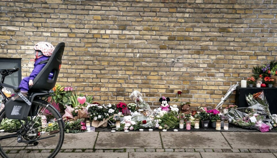 Det var her på Peter Bangs Vej på Frederiksberg, at den femårige pige mistede livet efter at være blevet ramt af Helmi Mossa Hemeed. Nu har han fået sin dom. Foto: Mads Claus Rasmussen/Ritzau Scanpix