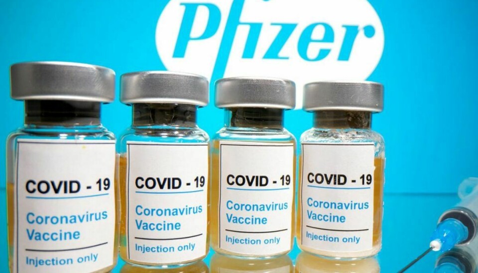 Mandag annoncerede Pfizer, at resultatet af deres Covid-19-vaccine så lovende ud. KLIK VIDERE OG SE FLERE BILLEDER. Foto: REUTERS/Dado Ruvic/Illustration/File Photo