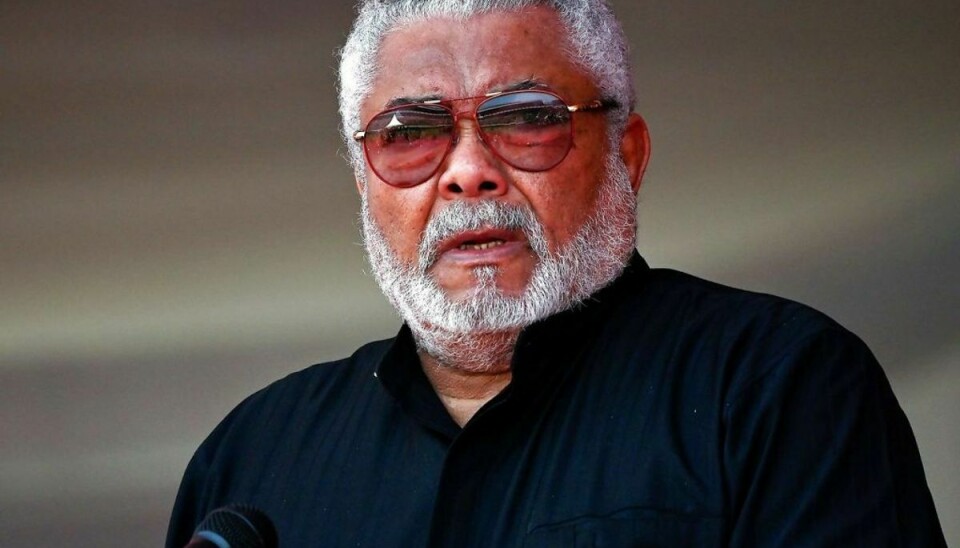 Jerry Rawlings var en af de helt store skikkelser i afrikansk politik. Foto: TONY KARUMBA / AFP