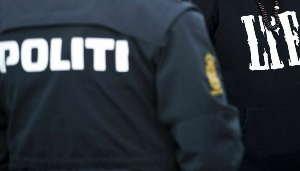 Politiet har i en aktion anholdt flere medlemmer af LTF. De sættes i forbindelse med blandt andet afpresning og brandstiftelse. (Foto: Scanpix/Ritzau Scanpix)