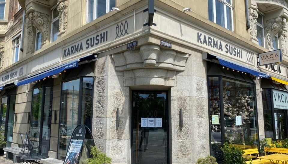 Bøde og sur smiley: Flød med døde kakerlakker Sushikæden Karma Sushi har fået Fødevarestyrelsen på nakken. (Arkivfoto) – Foto: Anders Malling Beck / TV 2 Lorry/