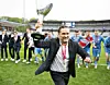 Randers-træner Thomas Thomasberg rangerer pokaltitlen højt i sin egen fodboldkarriere. Foto: Henning Bagger/Scanpix