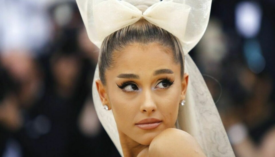 Sangerinden Ariana Grande deler nu sit beskedne bryllup med resten af verden. REUTERS/Eduardo Munoz