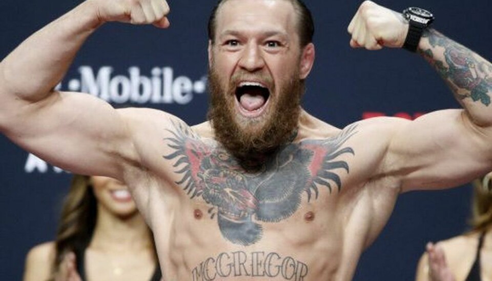 Han tjener mest af alle Conor McGregor har tjent 180 millioner dollar i løbet af det seneste år. (Arkivfoto) Foto: John Locher/Scanpix