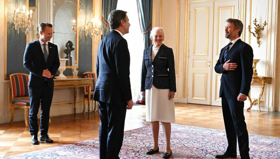 Besøger Margrethe på Amalienborg