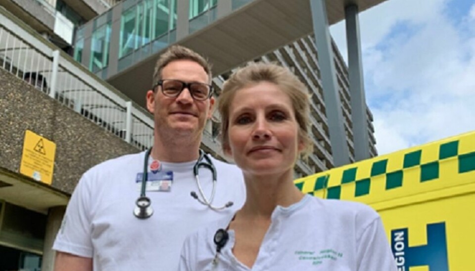 Traumelægerne Søren Steemann Rudolph og Emilie Berthelsen Øberg ser desværre mange børn der kommer ind efter alvorlige faldulykker. Foto: Rigshospitalet Traumelægerne Søren Steemann Rudolph og Emilie Berthelsen Øberg ser desværre mange børn der kommer ind efter alvorlige faldulykker. Foto: Rigshospitalet