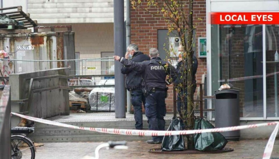 To personer er anholdt efter knivstikkeri i Odense. En 50-årig mand er indlagt. Foto: Local Eyes