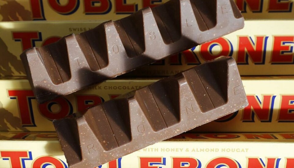 Kiosk får beslaglagt chokolade og kaffe Toblerone var en ad de varer, som Fødevarestyrelsen to med fra kiosken. Foto: Darren Staples