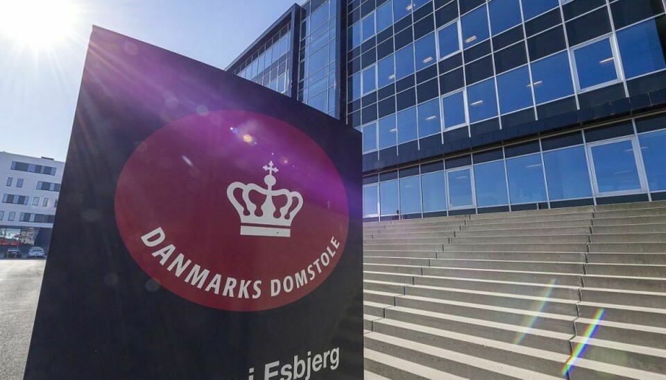 Retten i Esbjerg skulle i dag tage stilling til om en 44-årig mand var skyldig. Foto: John Randeris/Ritzau Scanpix