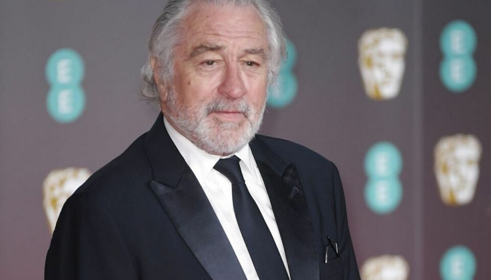 Robert De Niro har angiveligt pådraget sig en skade i sit ene ben i forbindelse med indspilningen af den nye Martin Scorsese film ‘Killers of the Flowers’. Foto: Scanpix/REUTERS/Toby Melville Robert De Niro har angiveligt pådraget sig en skade i sit ene ben i forbindelse med indspilningen af den nye Martin Scorsese film ‘Killers of the Flowers’. Foto: Scanpix/REUTERS/Toby Melville